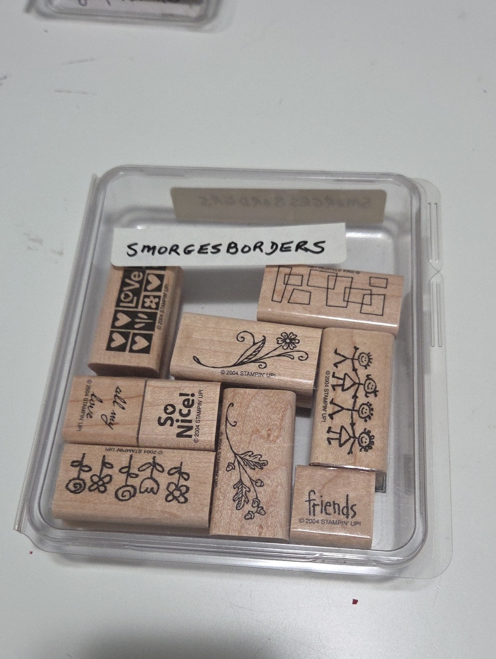 Smorgasborders Stampin Up Stemp Set